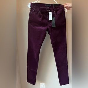 Banana Republic Pant Corduroy Burgundy (New with Tag) Size 26/2 regular